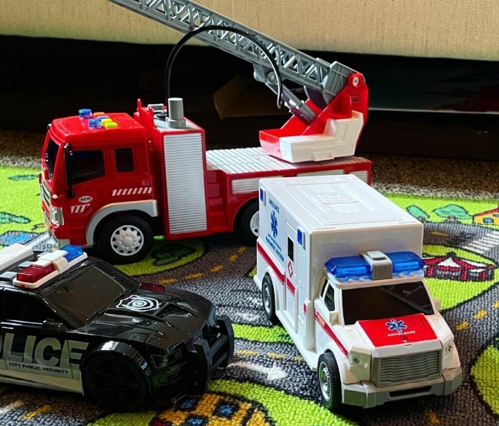 play therapy emergency vehicles