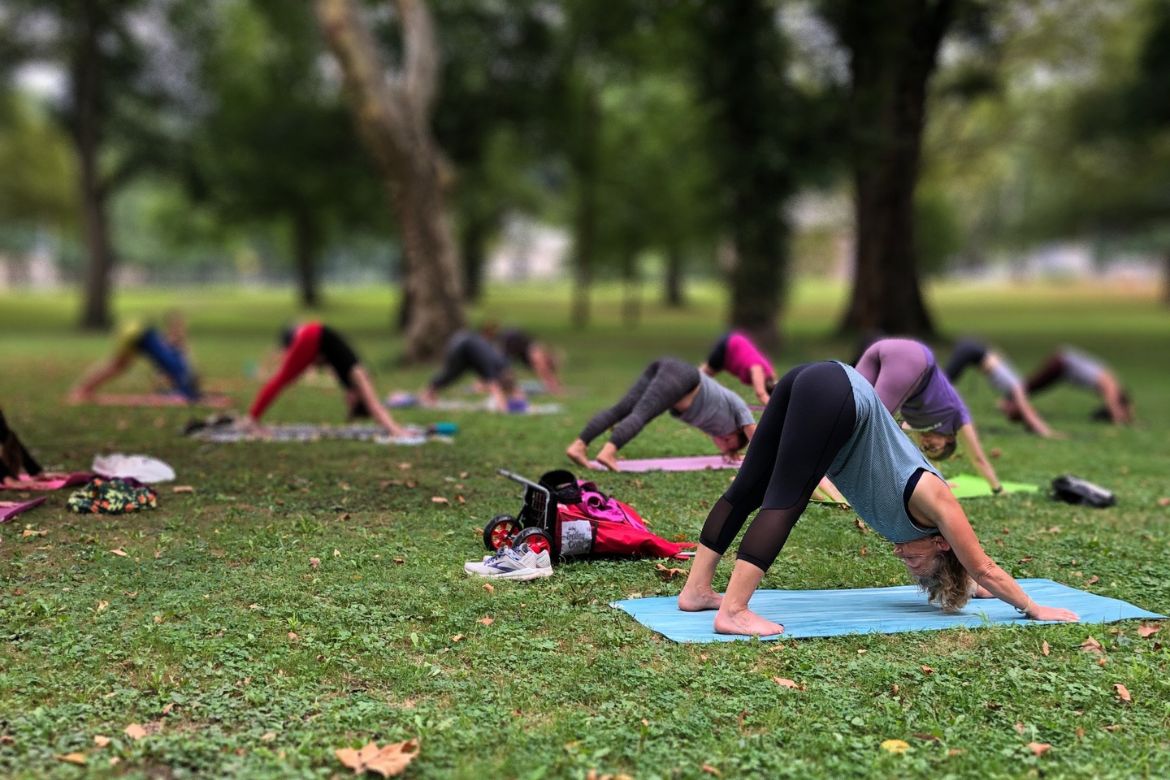 Community Involvement Yoga in the Park