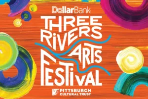 Three rivers arts fest logo