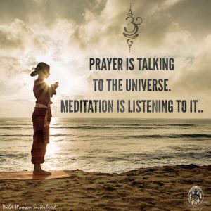 Mindfulness meditation to promote mind body connection and connection to the greater universe. 
